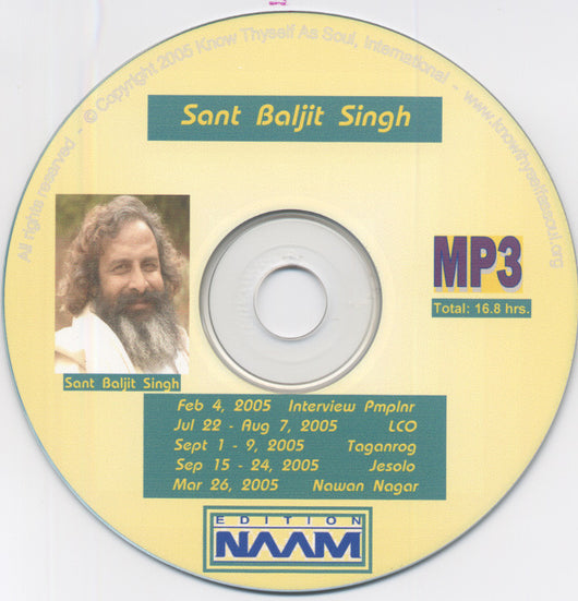 MP3 CD Sant Baljit Singh 2005